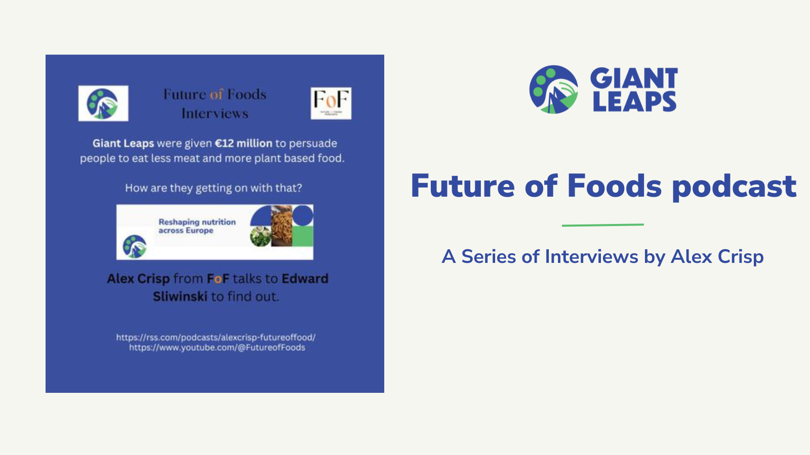 Giant Leaps in Future of Foods podcast 